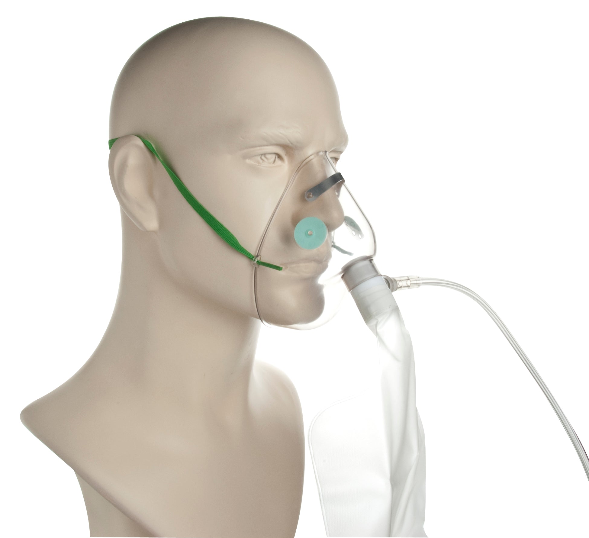 AO0093 HI- CONCENTRATION OXYGEN MASK WITH RESERVOIR & TUBE- ADULT