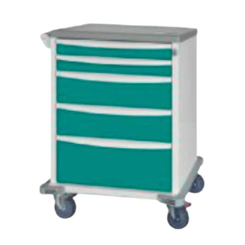 I-SERIES MEDICAL CART   EVER GREEN- 9 HIGH