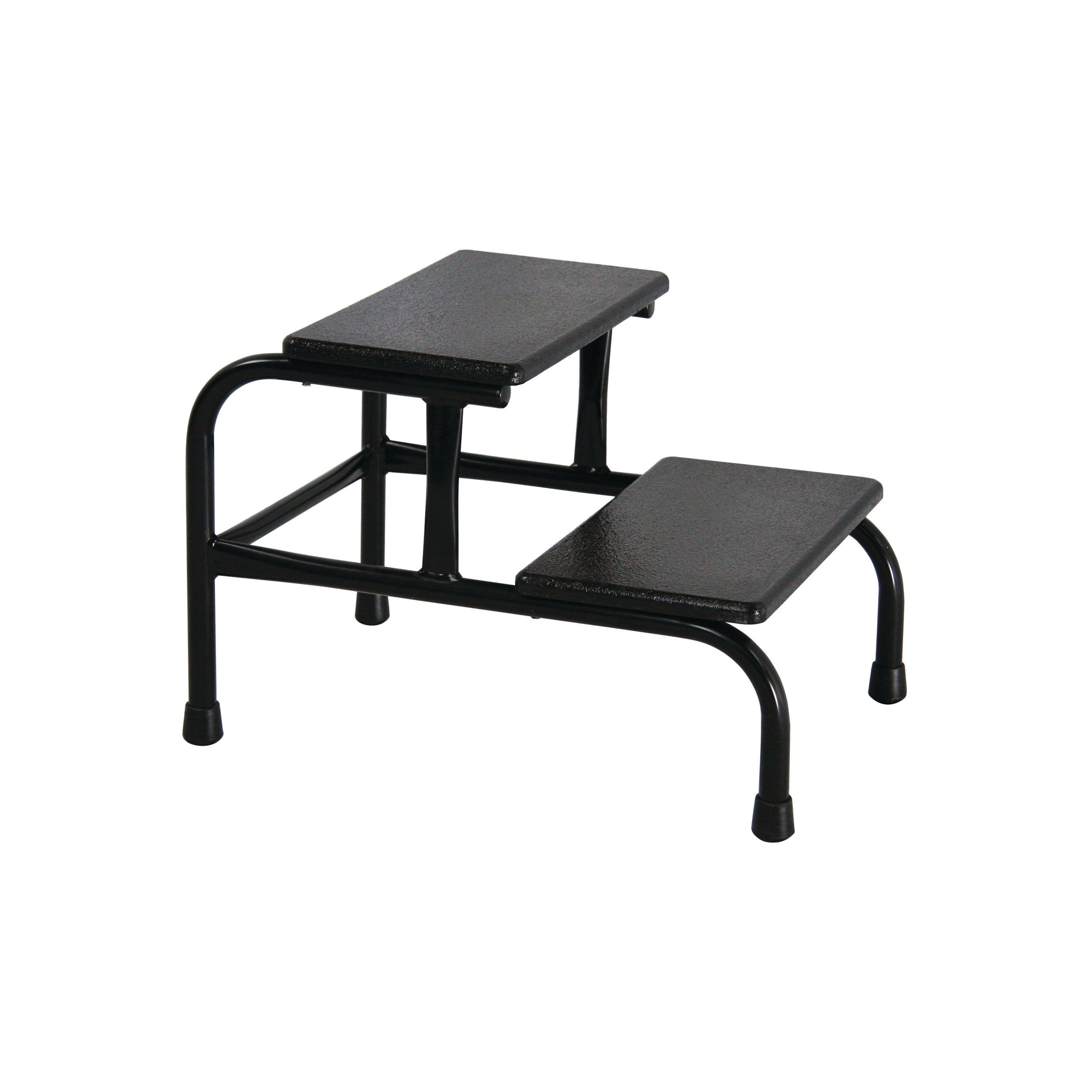 STOOL TWO STEP - EPOXY FRAME - RUBBER NON SLIP TREAD – AxisHealth
