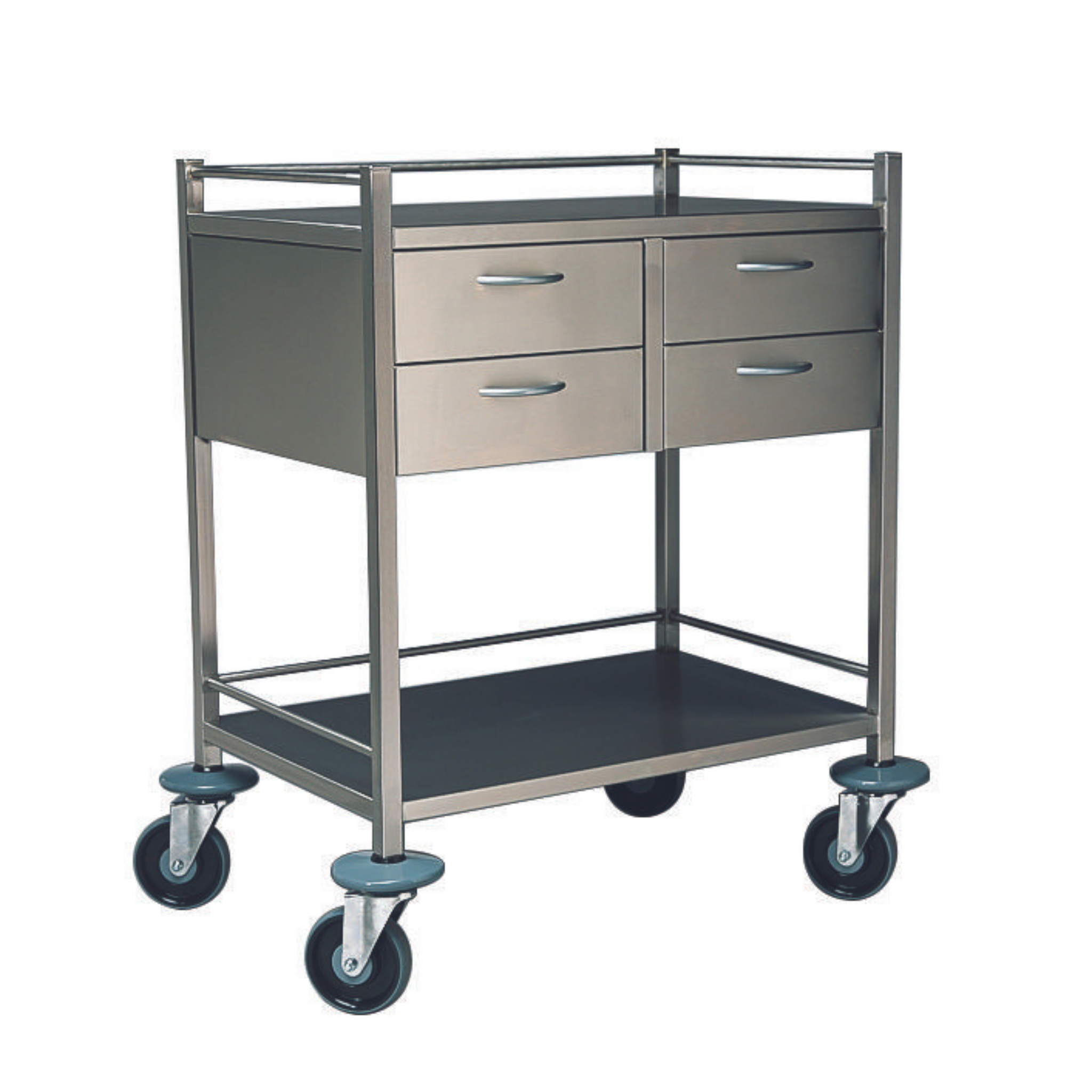 PLASTER TROLLEY-900X490X900MM 2 DRW  SHELF  HOOK  2BR  SCDR
