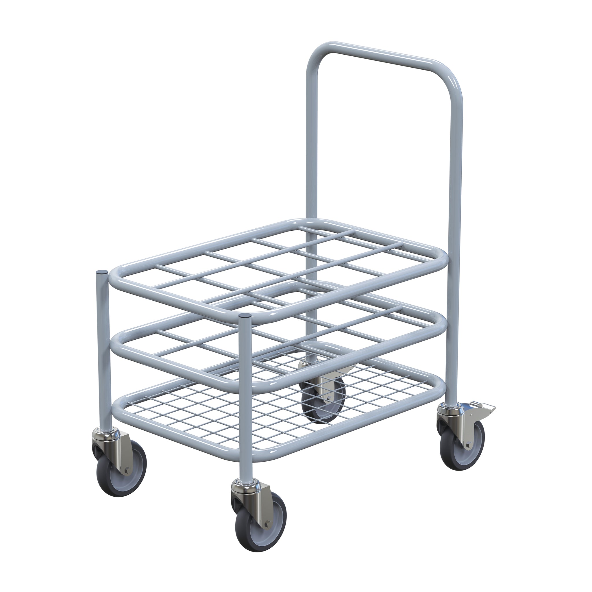 GAS CYLINDER STORAGE TROLLEY - C SIZE - EPOXY COATED - CAPACITY X 12