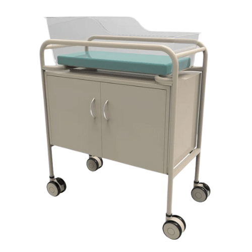 BASSINET TROLLEY, SINGLE SIZE- 800 X 415 X 910mm ONLY. - USE AX612-KIT