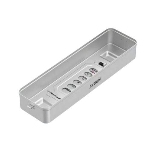 Endo Sterilization Container - Perforated, 528 x 145 x 66 MM