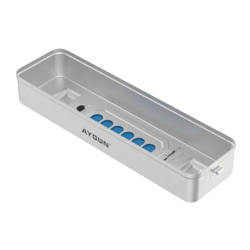 Plasma Endo Low Temperature Sterilization Container - Perforated, 528 x 145 x 66 MM