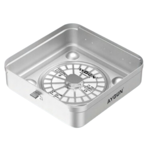 Flat Sterilization Container - Perforated, 295 x 270 x 60 MM