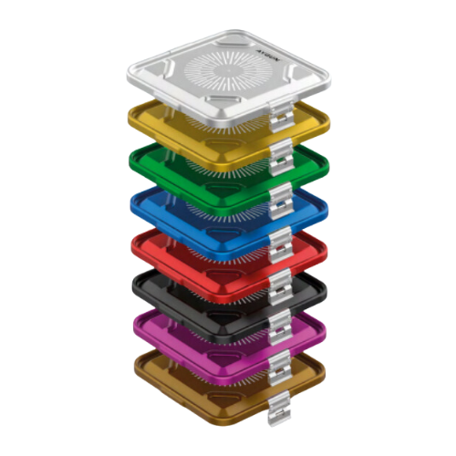 Flat Perforated Lid - 295 x 280 MM, Purple