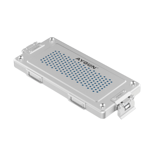 Plasma Mini Low Temperature Perforated Lid - 320 x 142 MM, Grey