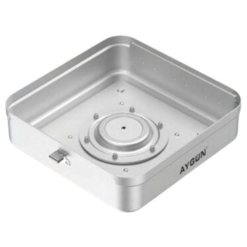 Flat Sterilization Container - With Barrier, 295 x 270 x 72 MM