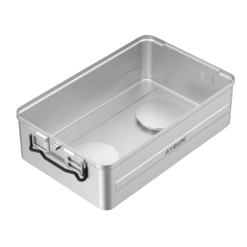 Extra Large Size B3 Barrier BIO-STOP Aluminium System Sterilization Container - With System, 600 x 365 x 120 MM