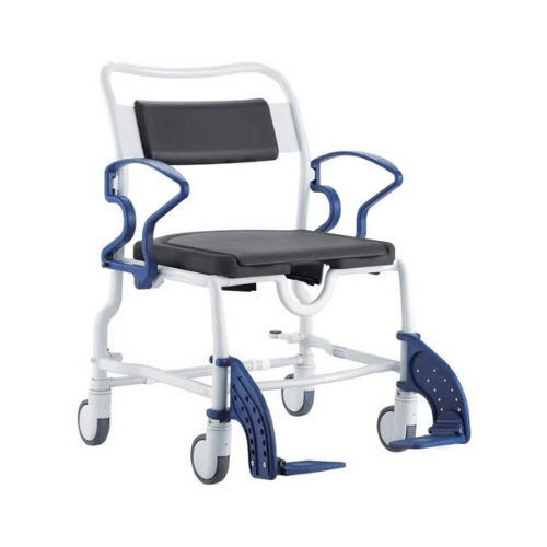 Rebotec DALLAS Wide Bariatric Shower Commode Chair - 200kg
