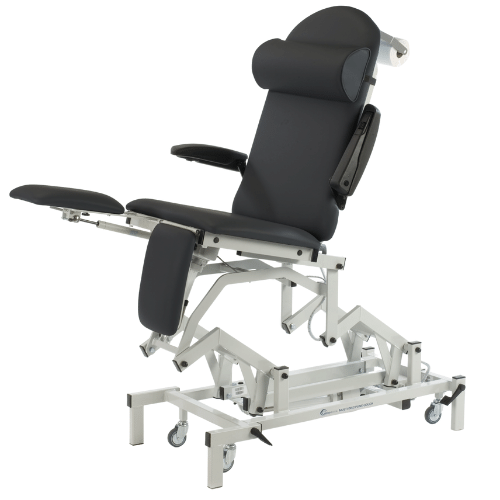MEDICARE MULTI COUCH - ELECTRIC - DUAL FOOTRESTS AND ARMRESTSROP END - RWD
