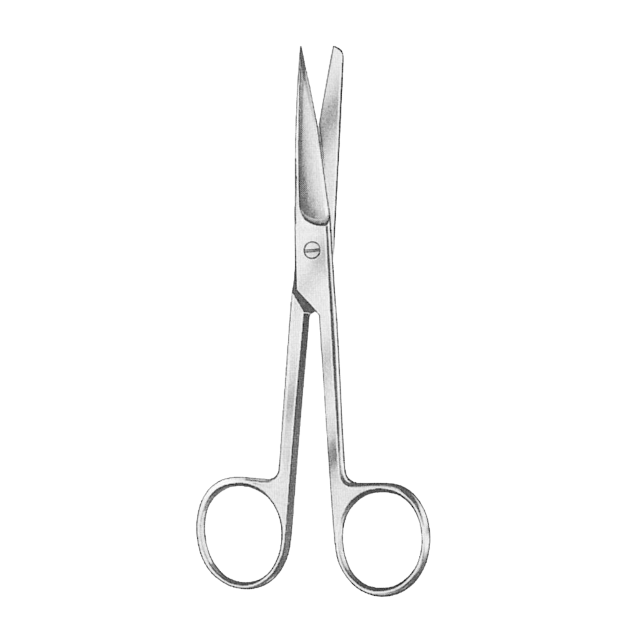 Standard Operating Scissors- SH/BL, Straight, 13 cm