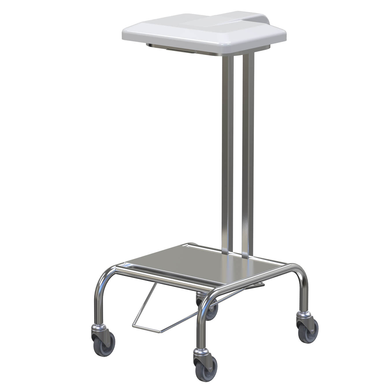 Garbage Trolley - Foot Operated