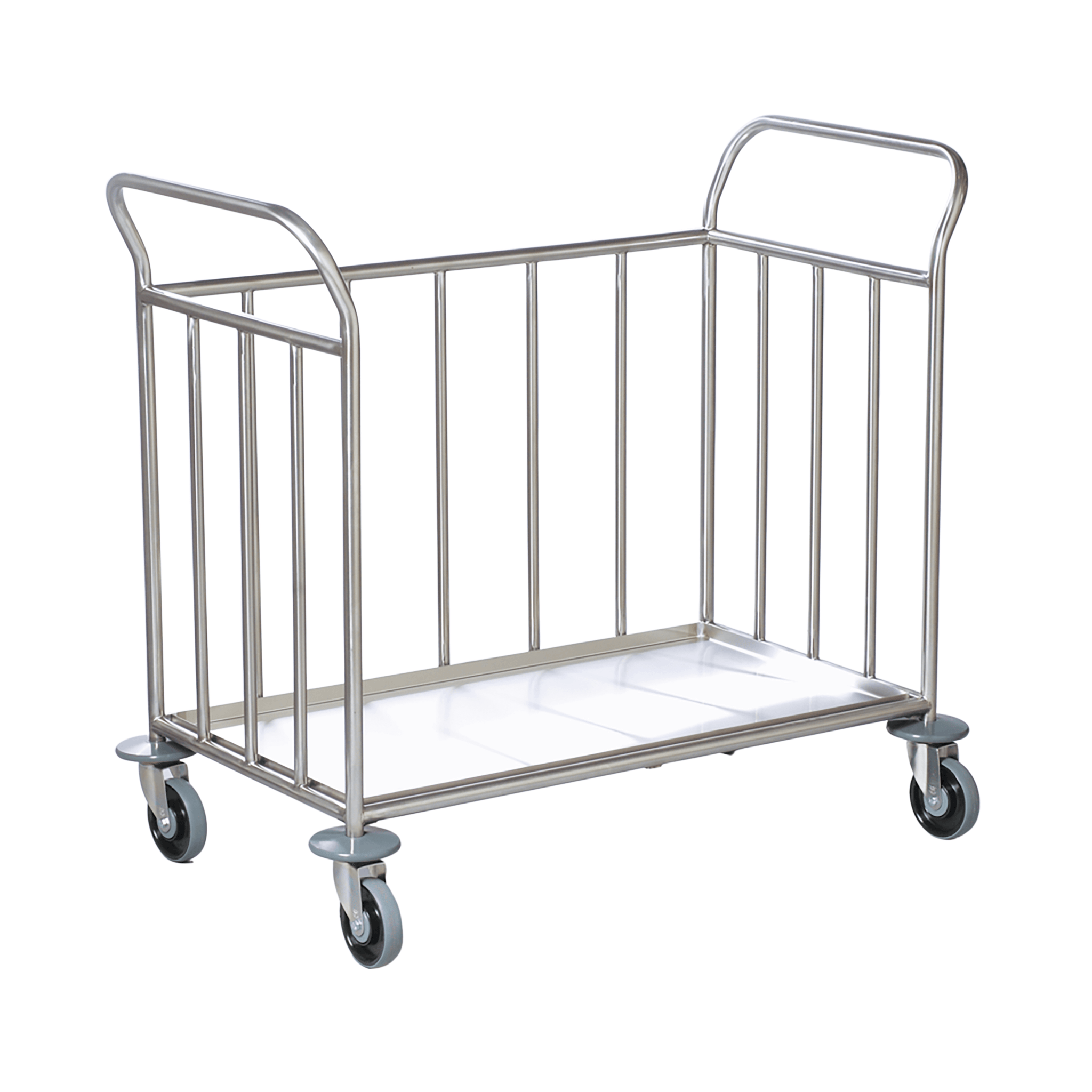 Bulk Collection Trolley - Stainless Steel