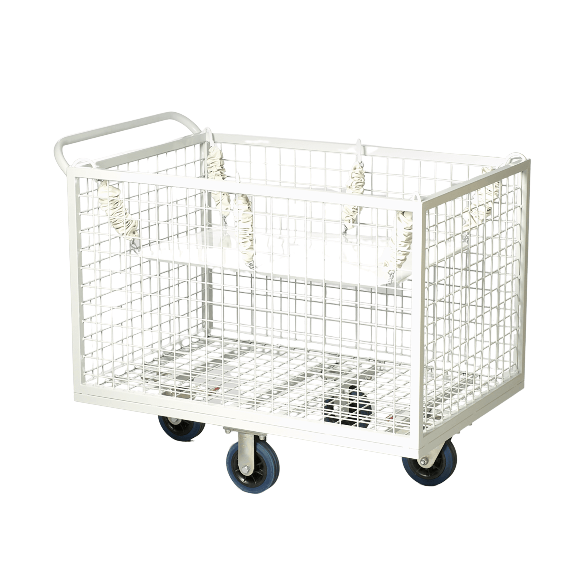 Wet & Dry Laundry Trolley - Spring Loaded Base