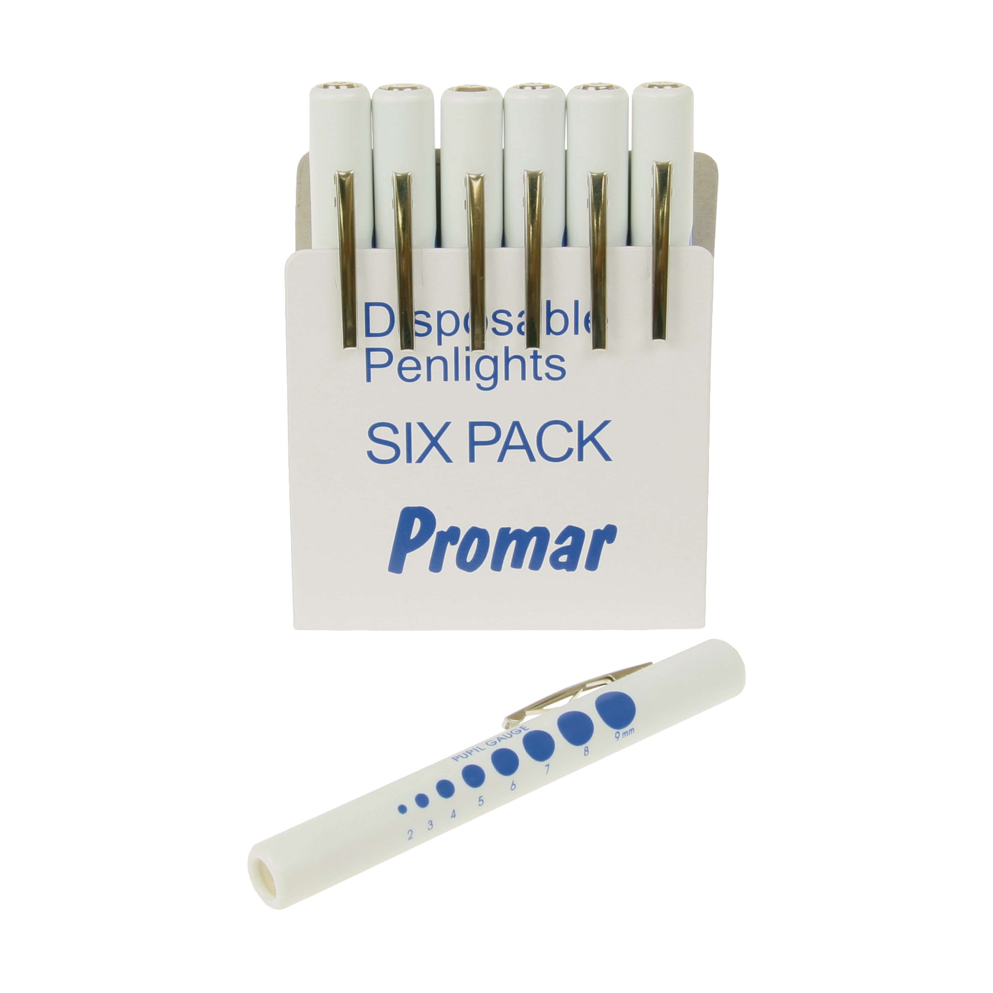 Penlight Torches- Disposable, 6 Pack