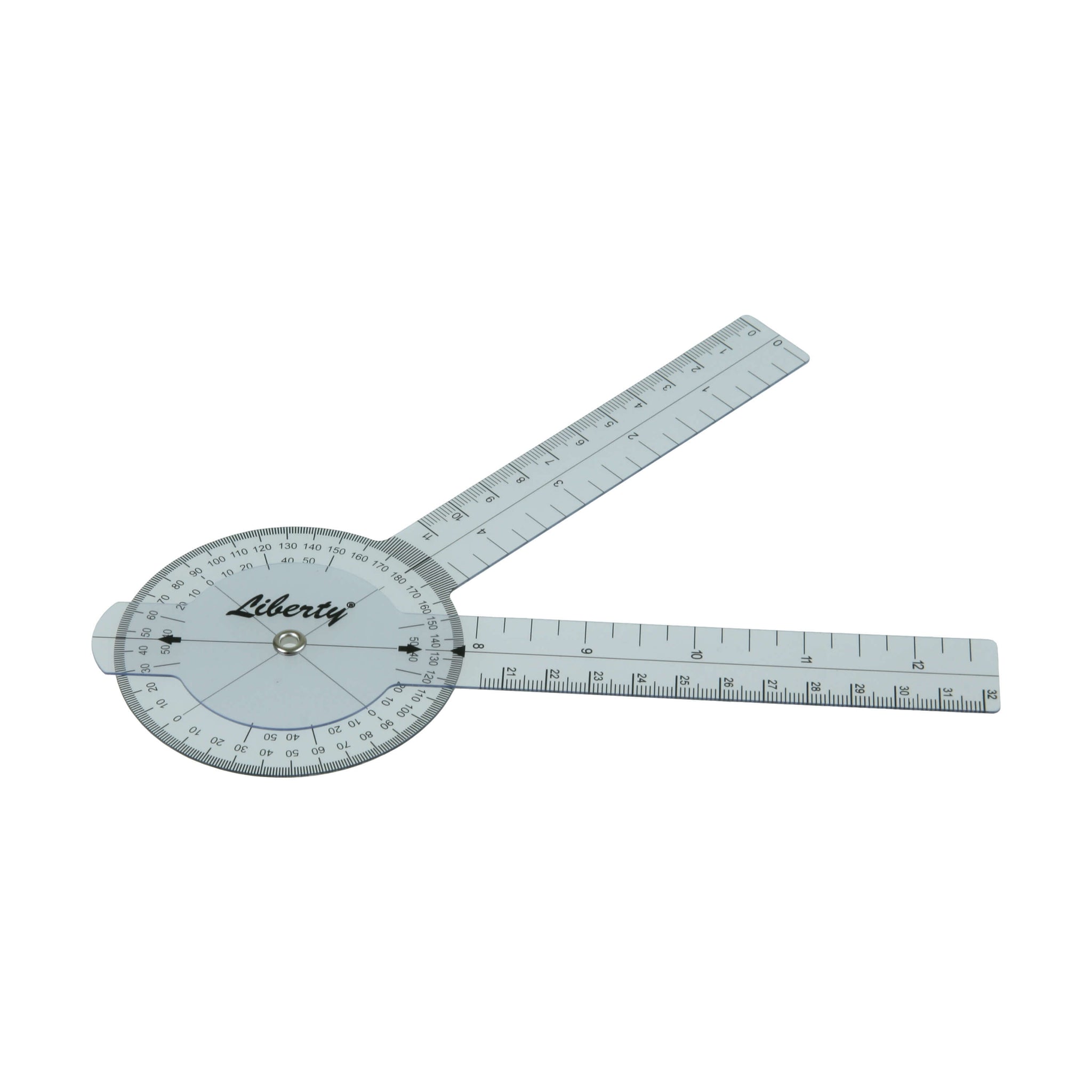 Goniometer- Plastic, 360 Degree, 6.5 inches (16 cm)