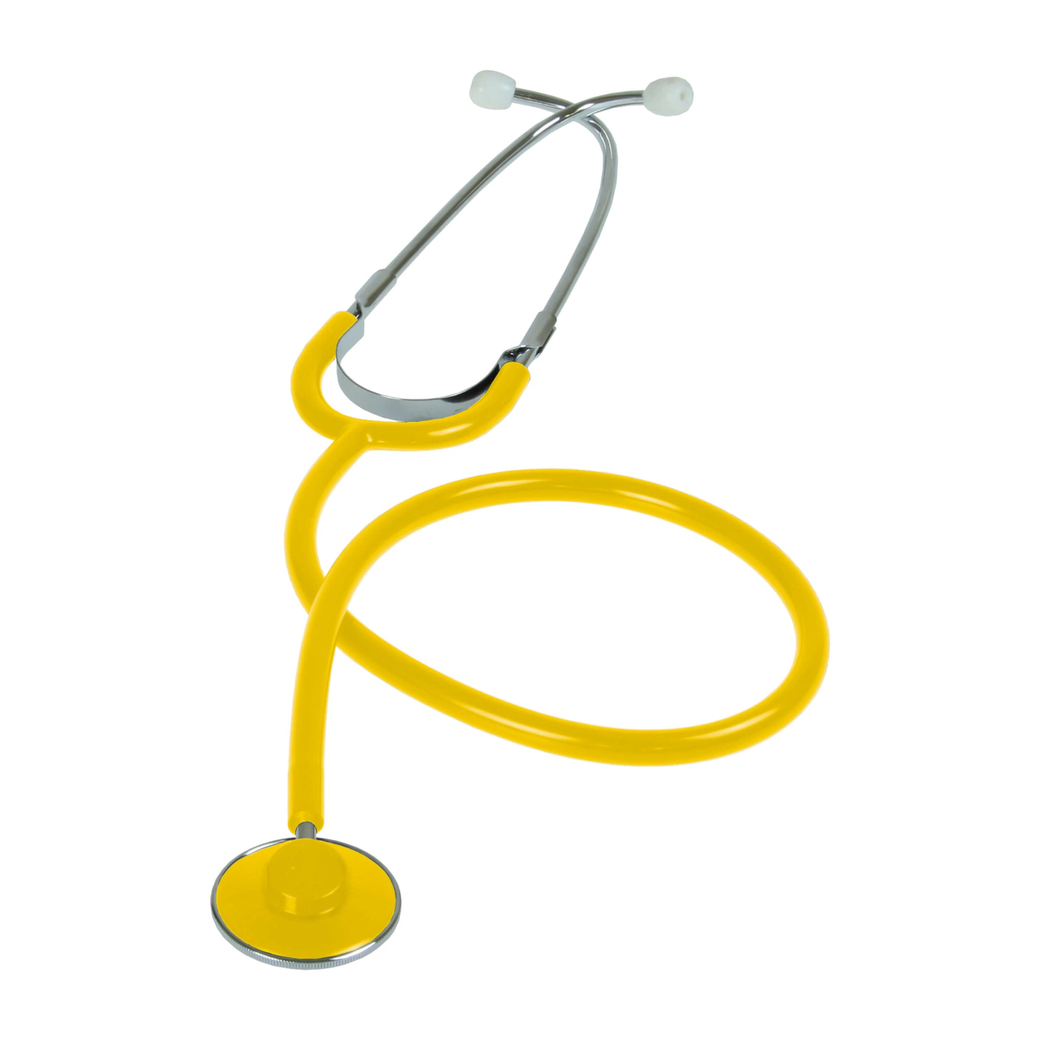Single Head Stethoscope with Zip Case - Yellow