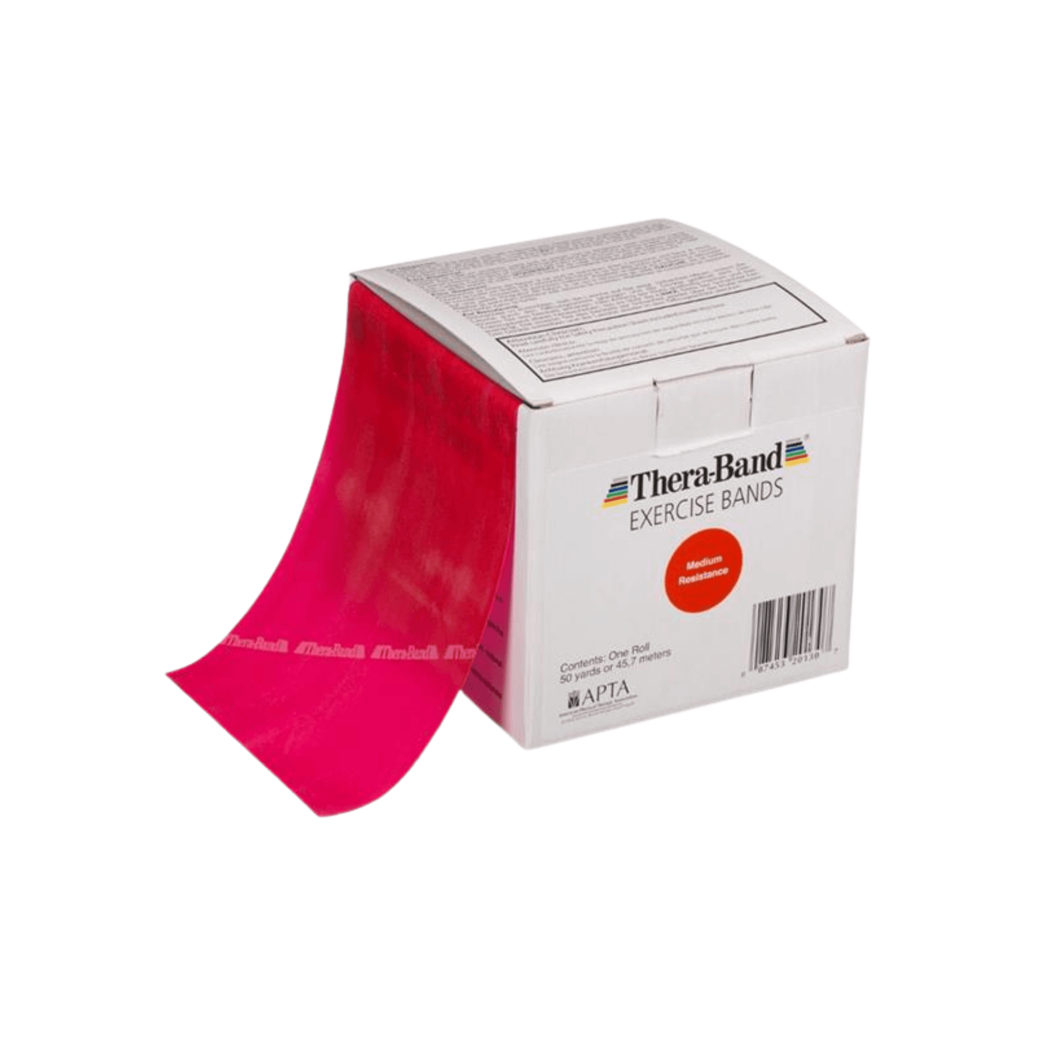Theraband Resistance Exercise Band- Red, Medium, 1 m Roll
