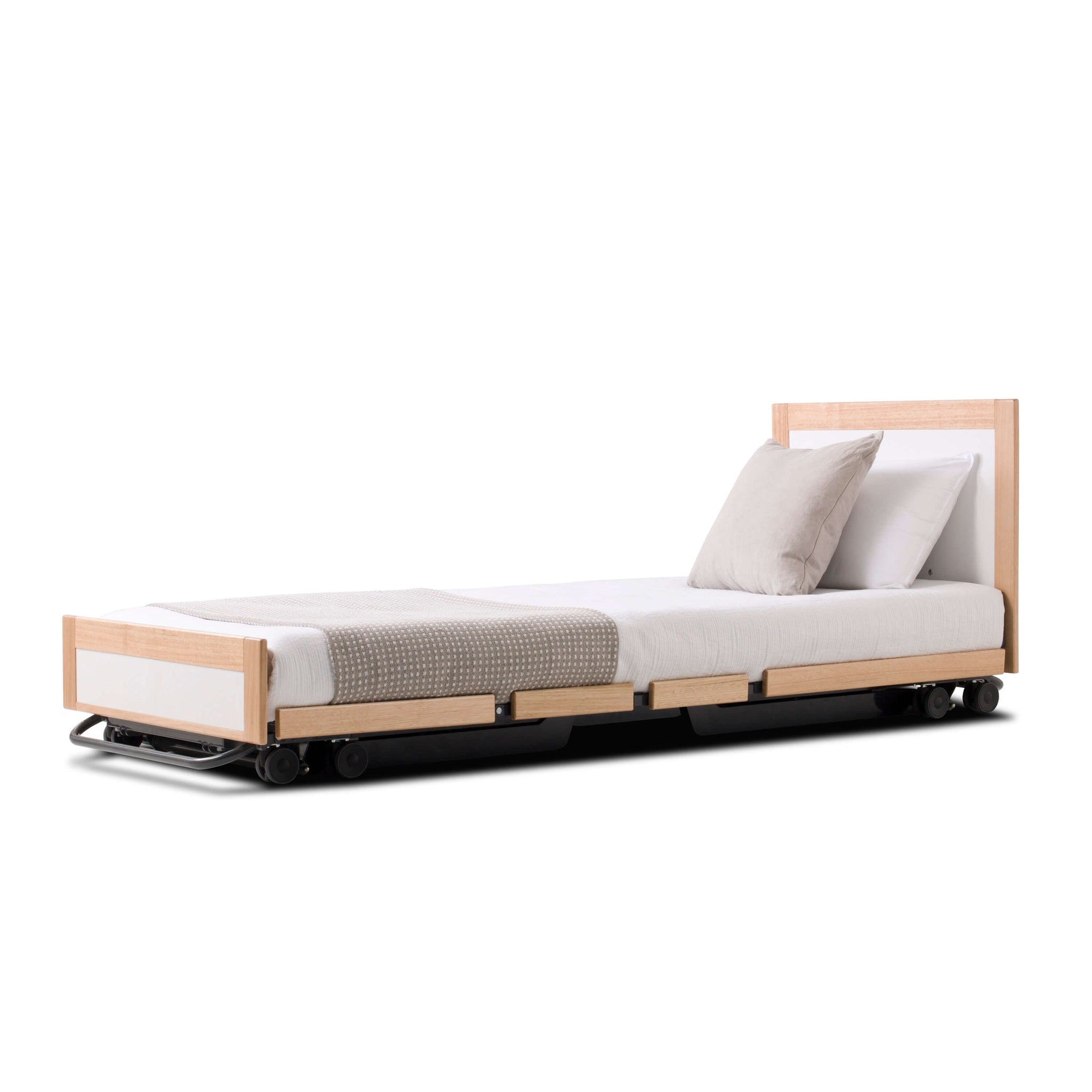 Stralus S-Line Low Bed- Single, Light Birch Trim