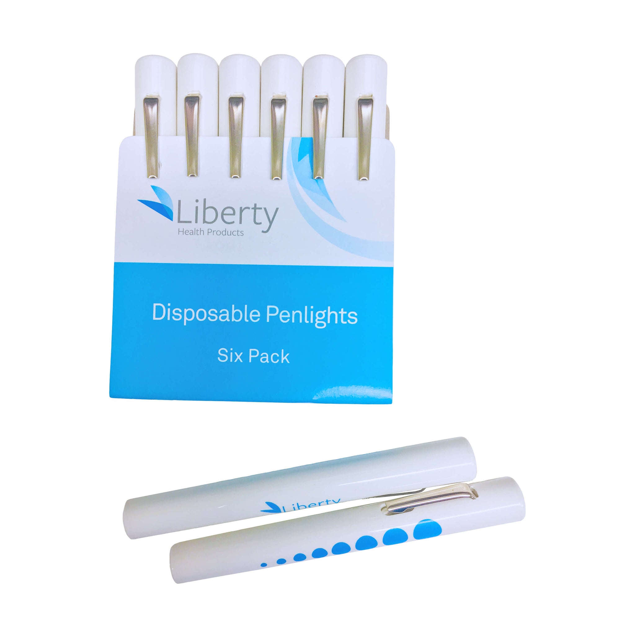 Liberty Disposable Penlight Torches - 6 Pack