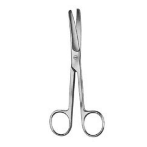 Standard Oper.Scissors. Cvd.Bl/Bl 15.5 CM