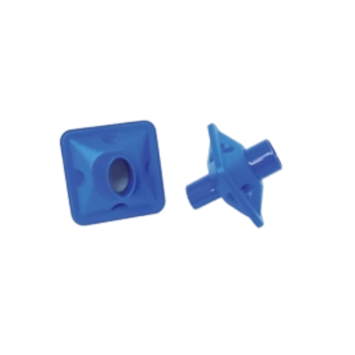 BVF Spirometer Filters - Blue, Oval Mouthpiece, Box of 50