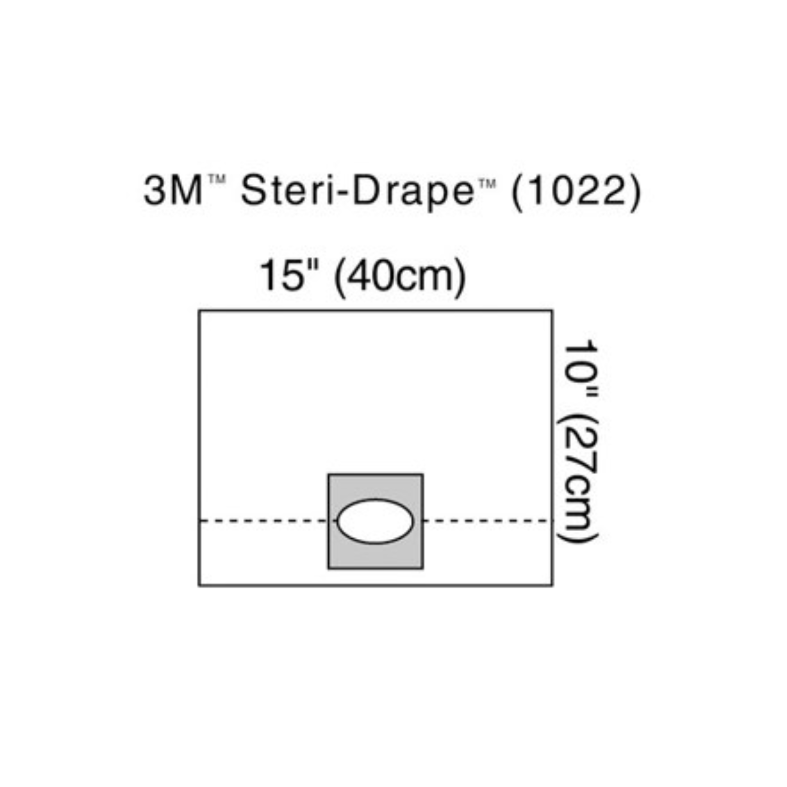 3M™ STERI-DRAPE OPTHALMIC REFRACTIVE- 40 x 27CM, BOX 20