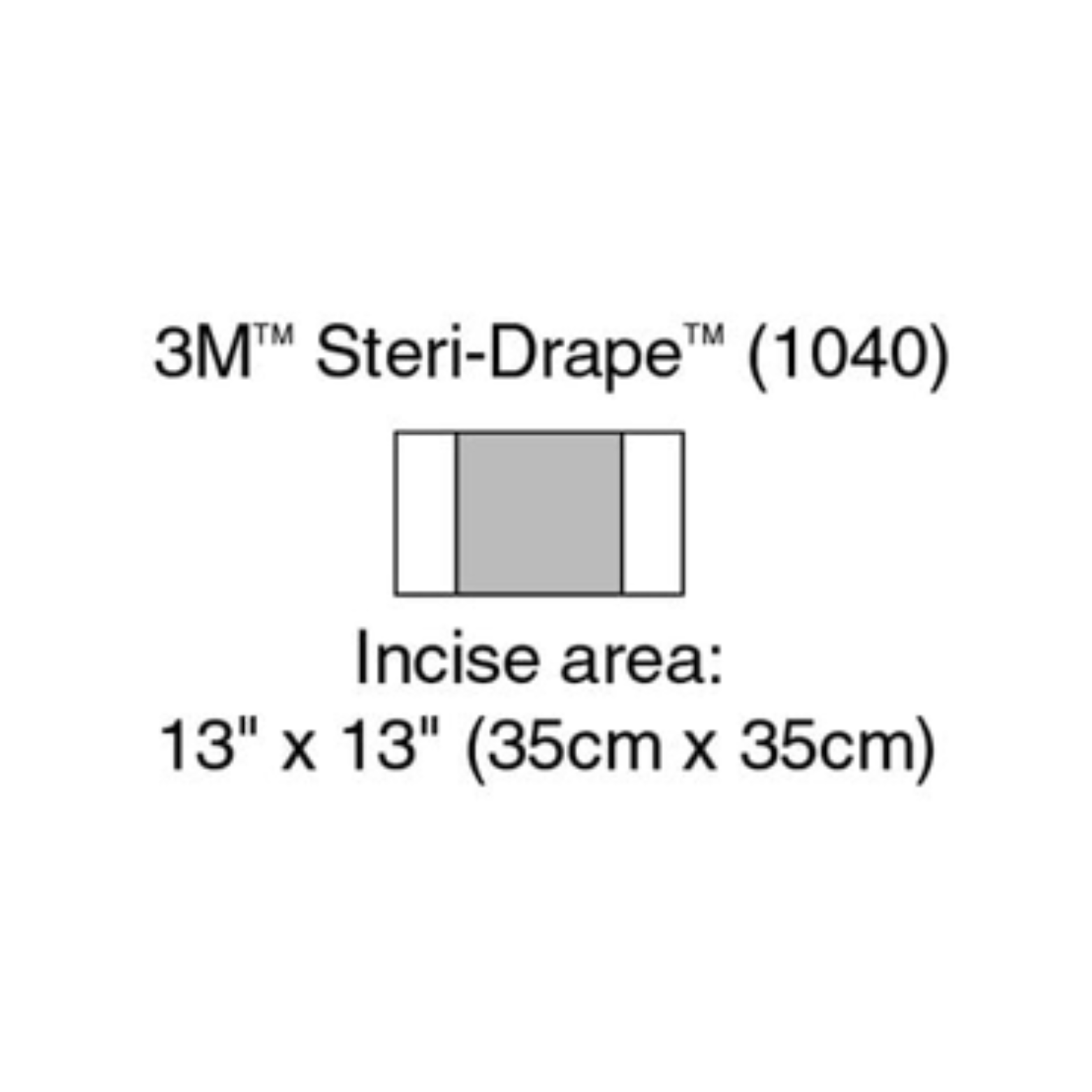 3M Steri-Drape 2 Incise Drape, 1040