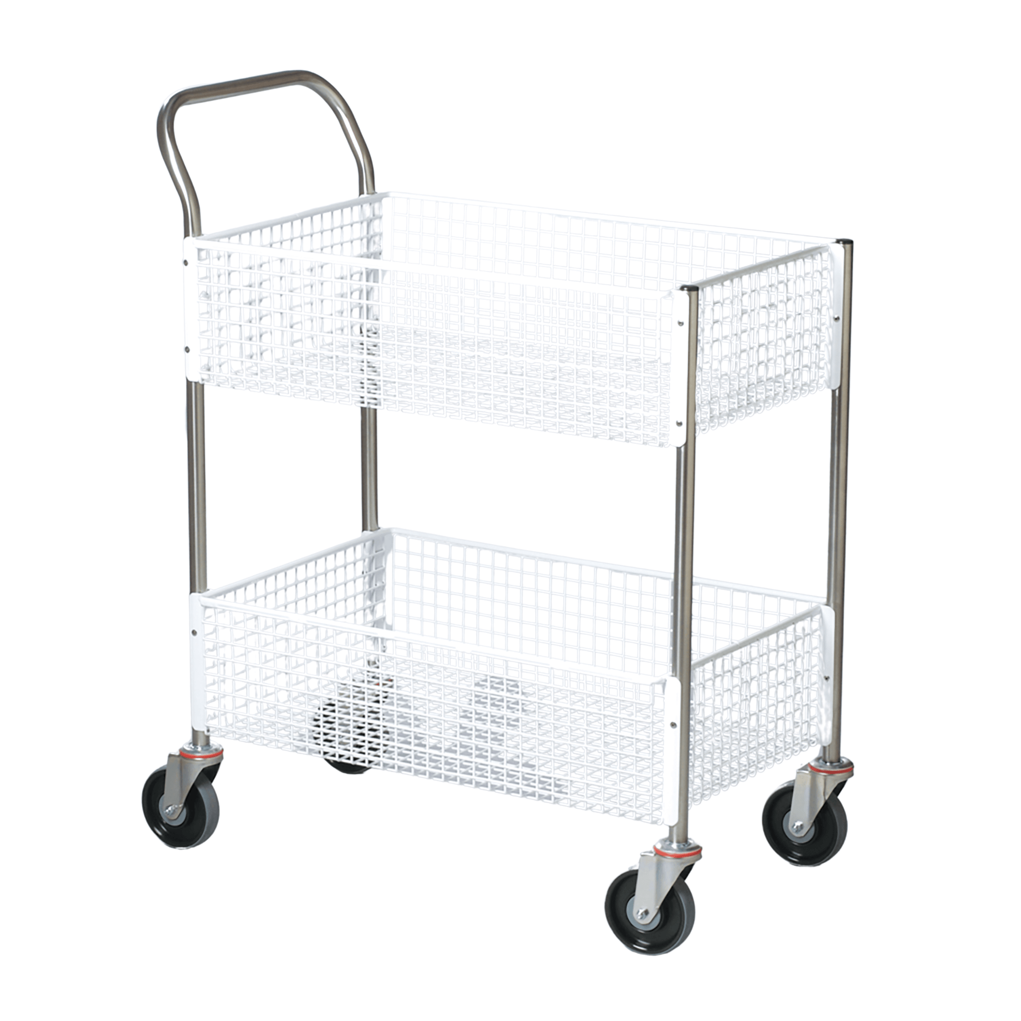 USE AX205-NC-KIT - FIXED BASKET TROLLEY- NYLON COATED, 750 X 490 X 900 MM