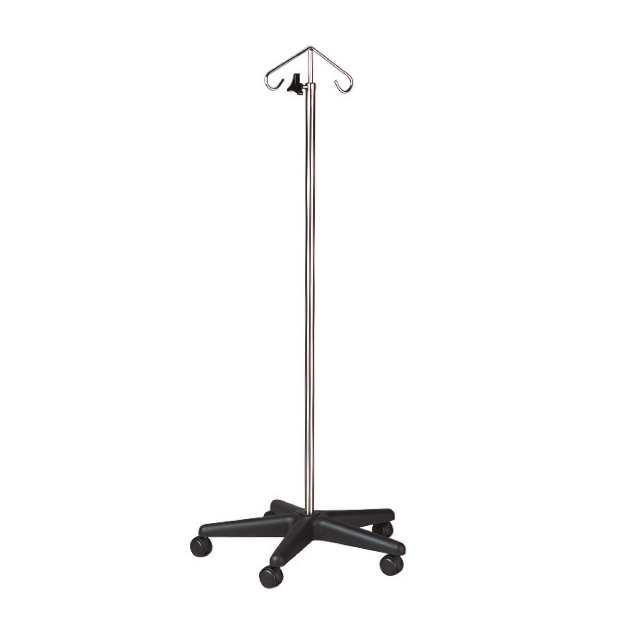 IV POLE/STAND POLYMER BASE 5 LEG