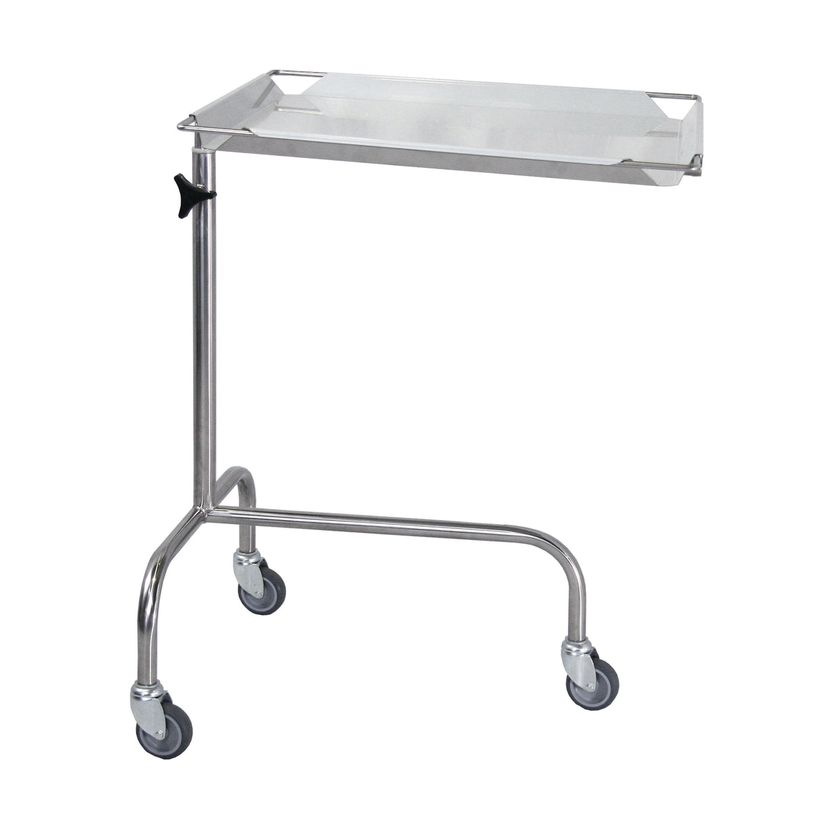 MAYO TABLE - HEIGHT 820-1120MM - FRAME ONLY - 3 LEG BASE - STAINLESS S ...