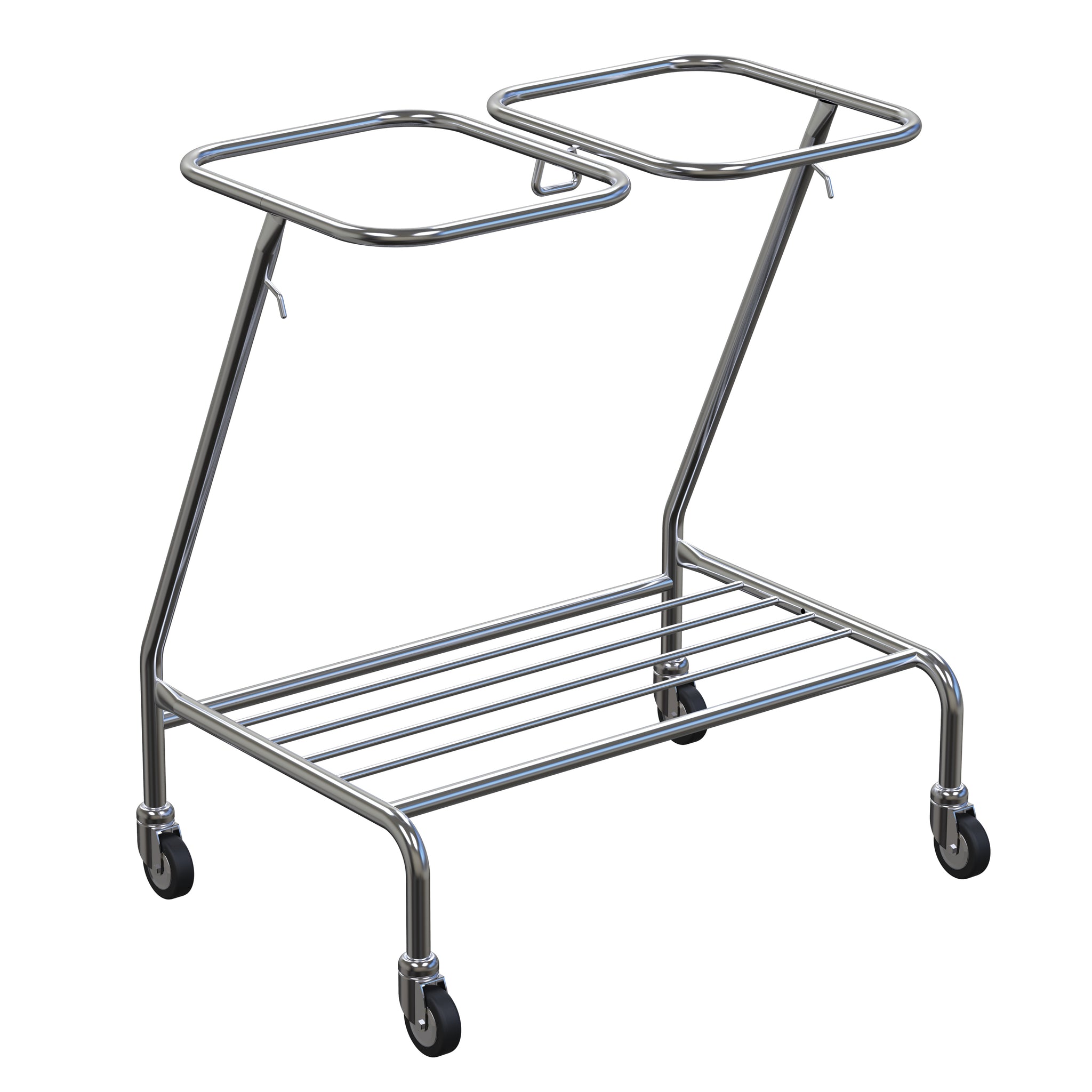 LINEN COLLECTION TROLLEY - DOUBLE - NO LID