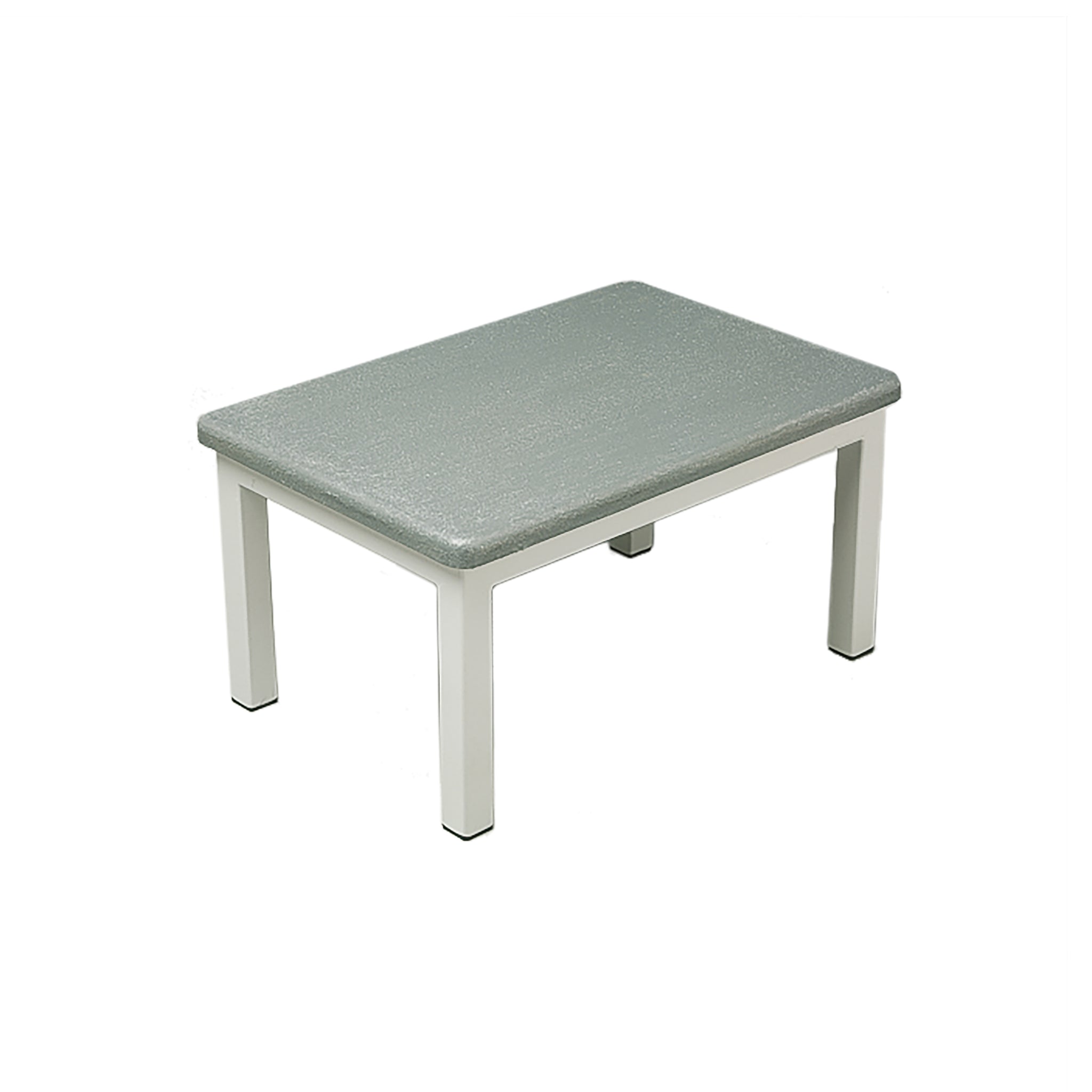 STOOL ONE STEP - EPOXY FRAME - RUBBER NON SLIP TREAD