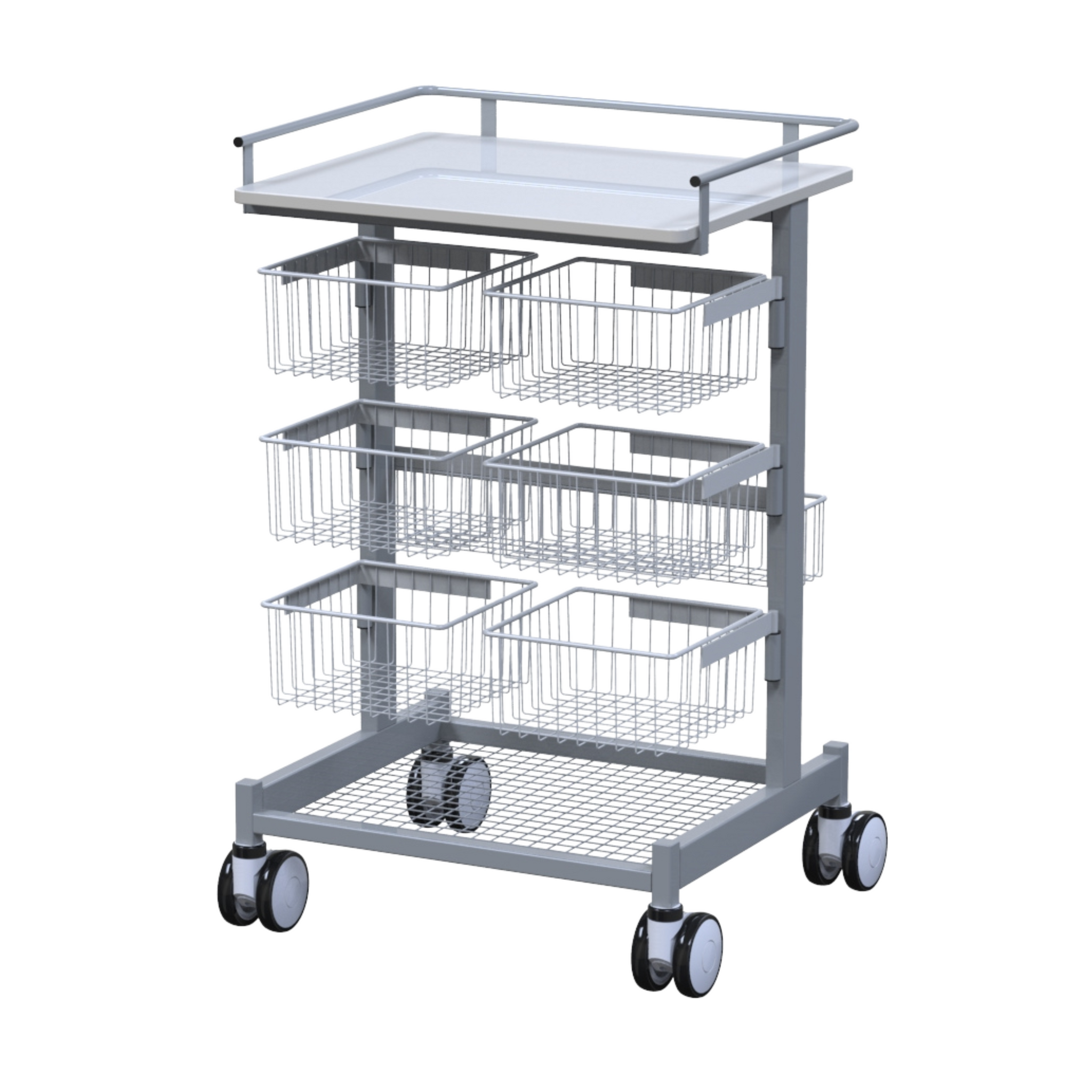 THEATRE - SUPPLY CART - FRAME & TOPBOARD ONLY