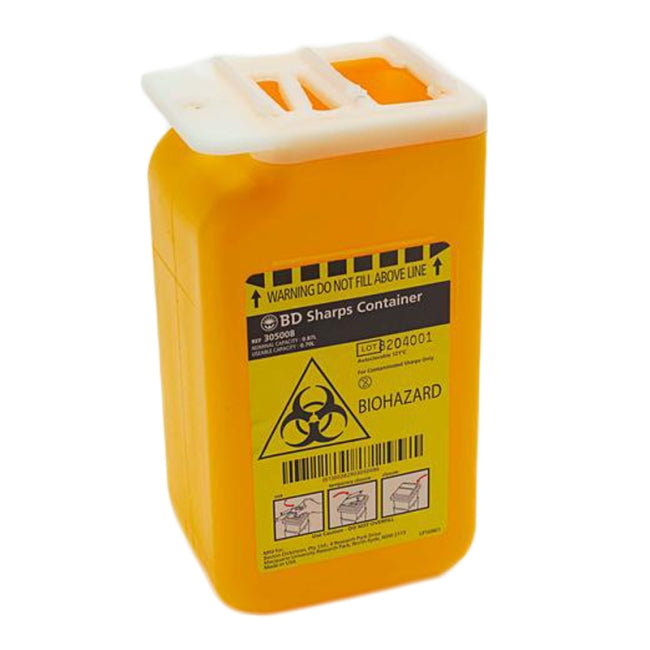 SHARPS CONTAINER- 0.87 LITRE