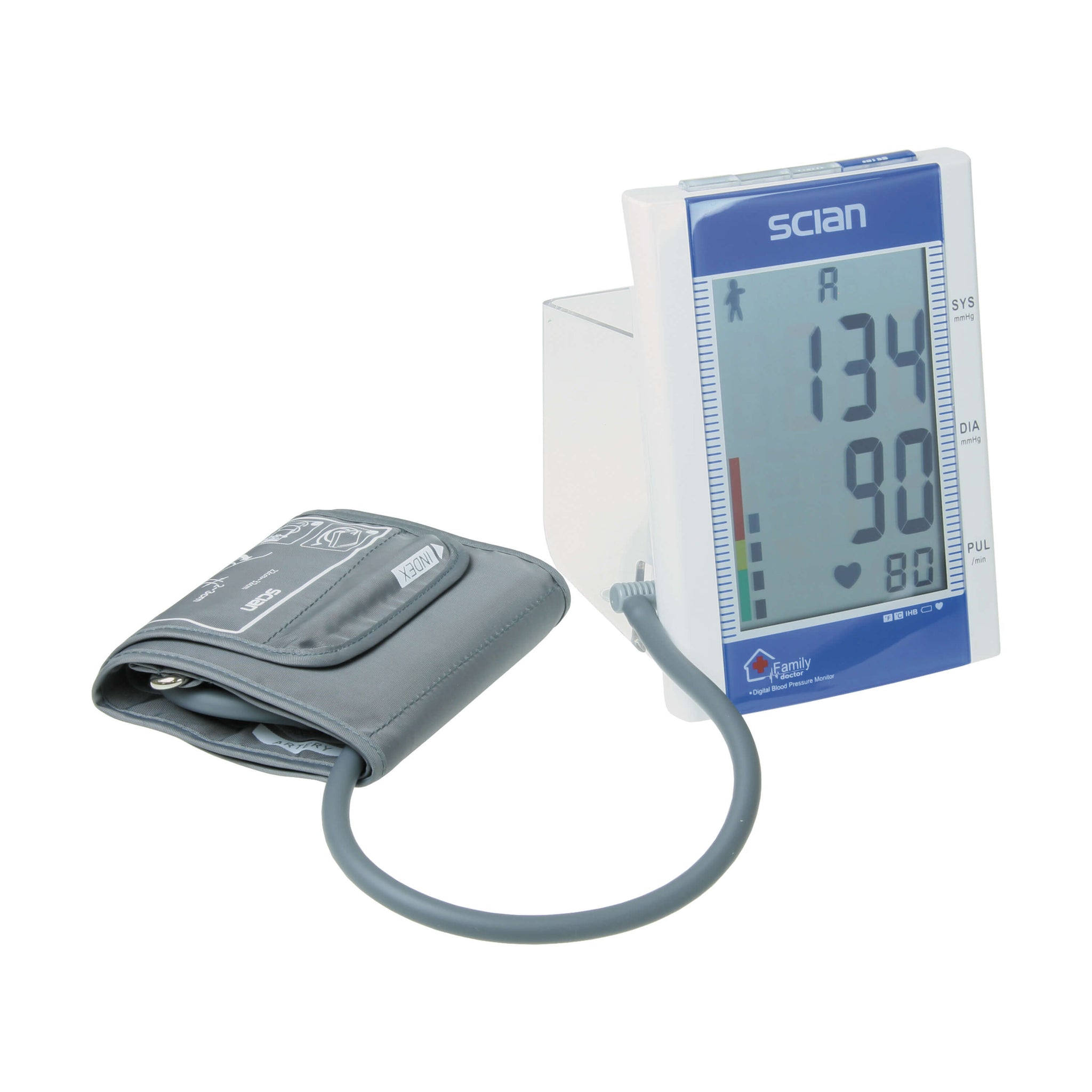 BASIC DIGITAL SPHYGMOMANOMETER WITH D CUFF- SELF INFLATING, LATEX FREE