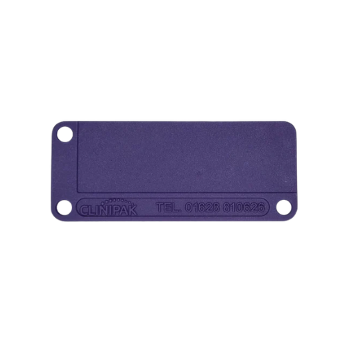 TRAY TAGS 90X38MM- PURPLE (PACK 100)