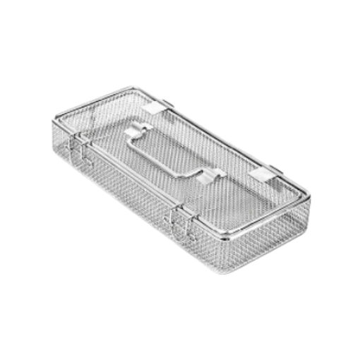 Mesh Grid Box With Lid - 268 x 127 x 47 MM