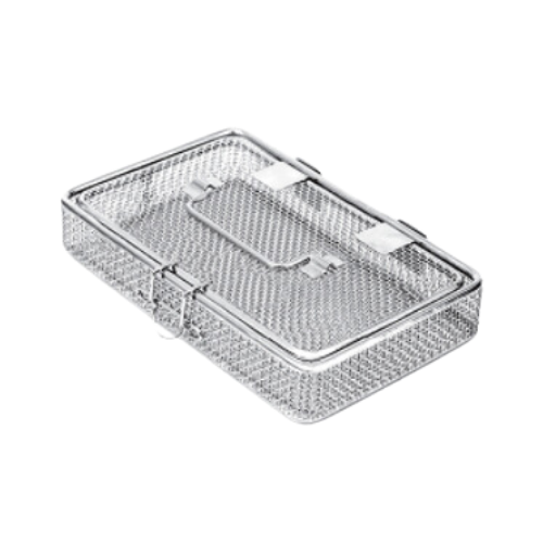 Mesh Grid Basket With Lid - 175 x 153 x 35 MM