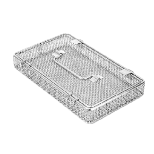 Mesh Grid Basket With Lid - 270 x 175 x 45 MM