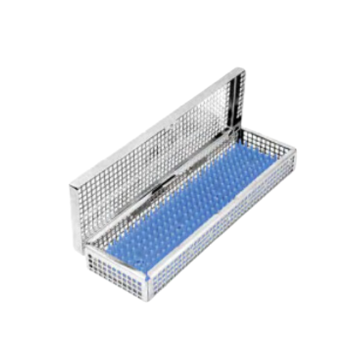 Basket With Blue Silicone Mat - 240 x 76 x 30 MM