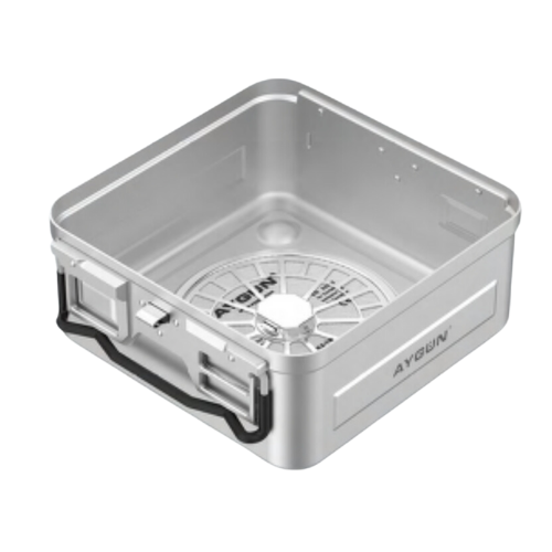 1/2 Half Size Standard Plus Sterilization Container - Perforated, 310 x 272 x 96 MM