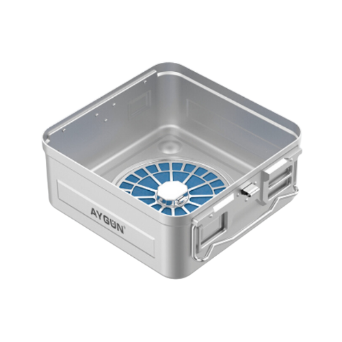 1/2 Half Size Plasma Low Temperature Sterilization Container - Perforated, 310 x 272 x 96 MM