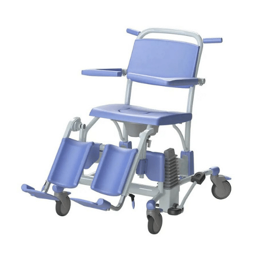 Flexo Shower-Toilet Chair - Removable Footrests