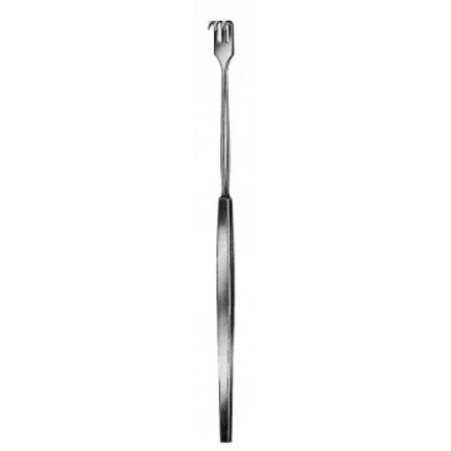 LIB RETRACTOR 16CM BLUNT 2 PRONG