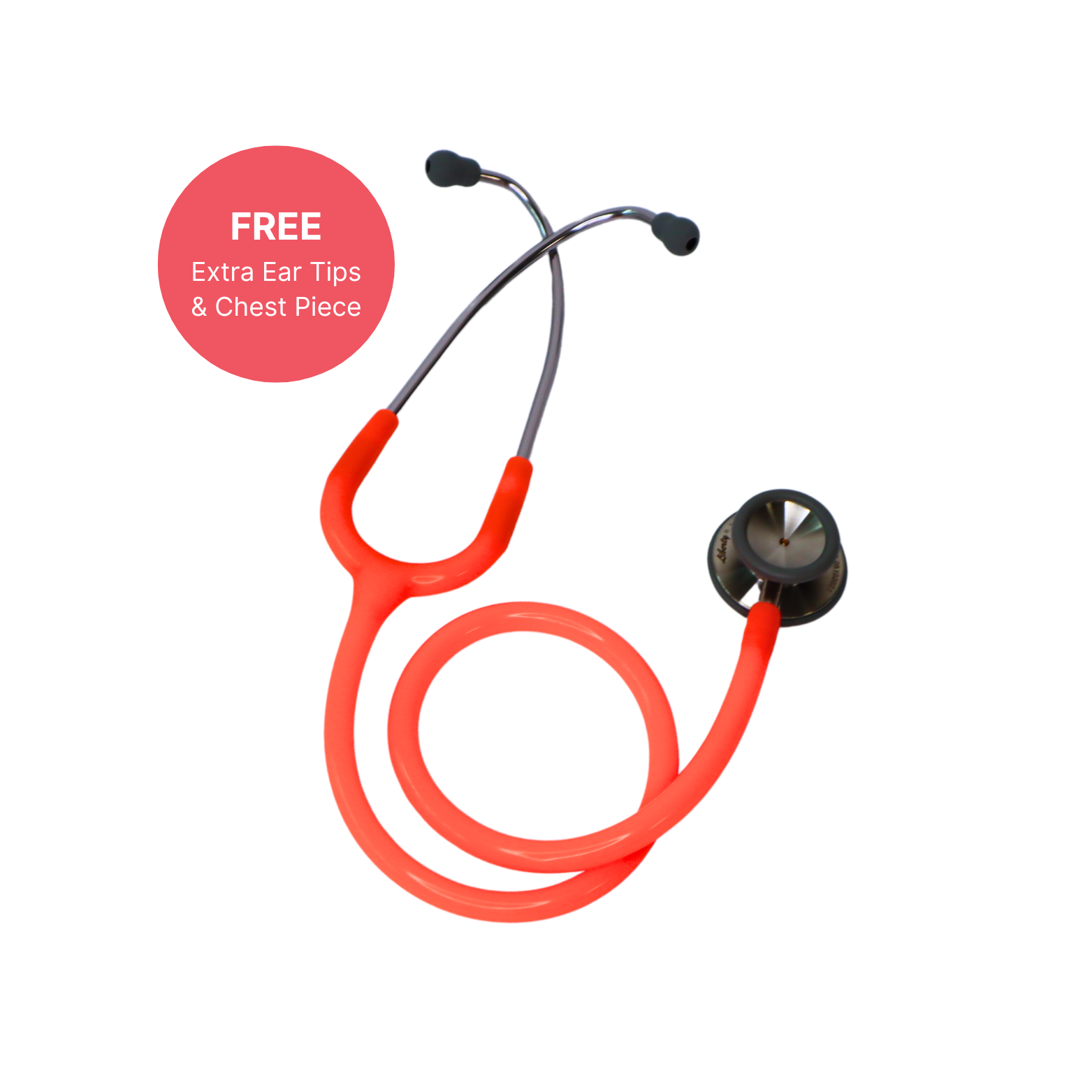 Classic Tunable Stethoscope - Neon Orange