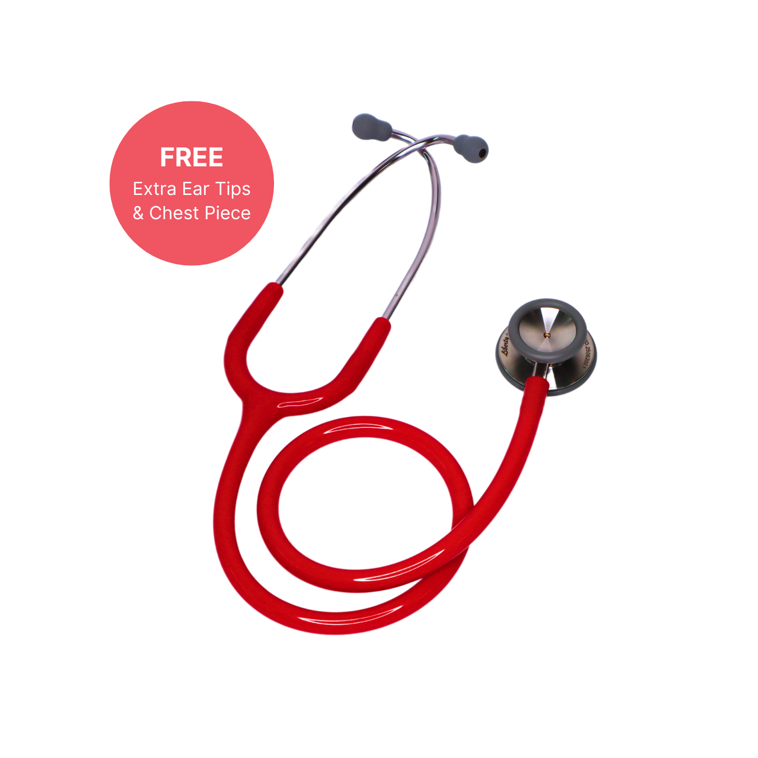 Classic Tunable Stethoscope - Red