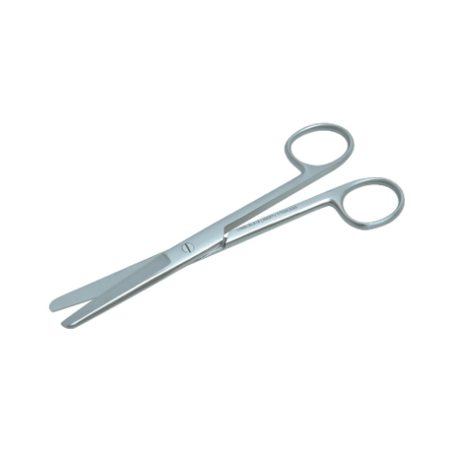 LIB SURG 16CM SH/BL STR SCISSOR