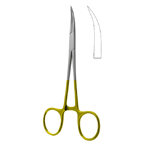 Lib Vasectomy Forcep Pointed Curved 14 CM